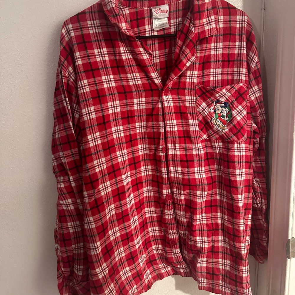 Vintage Disney flannel Christmas Mickey